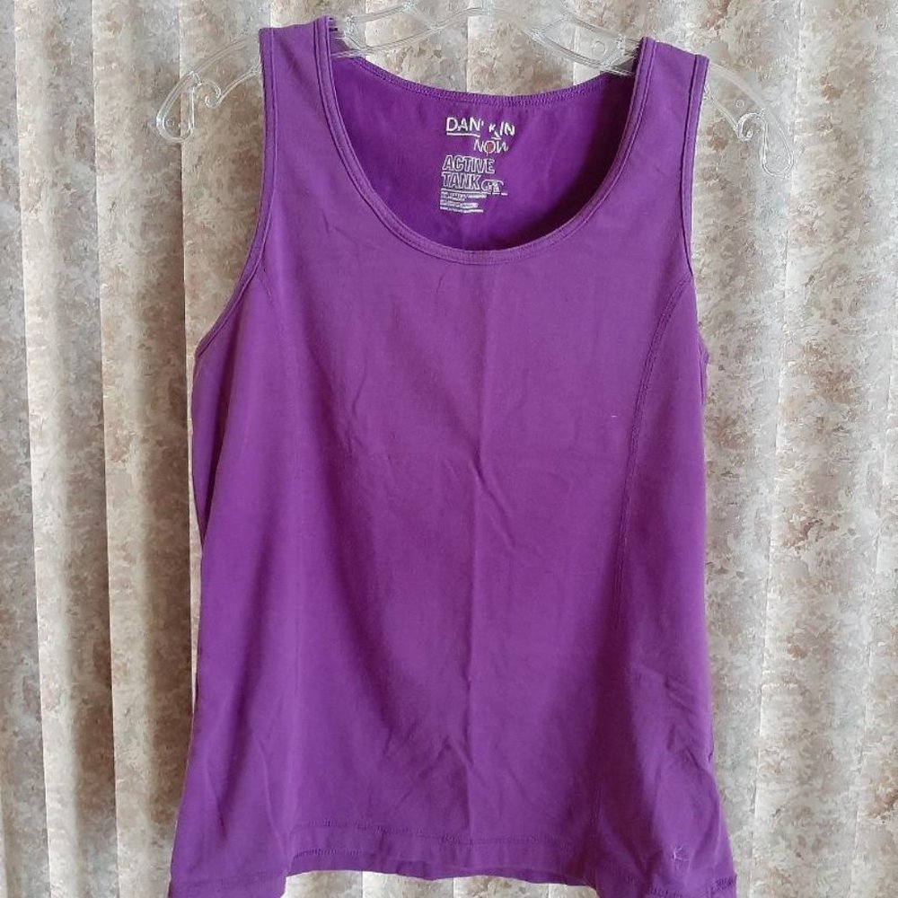 Purple Danskin Active Tank size Large